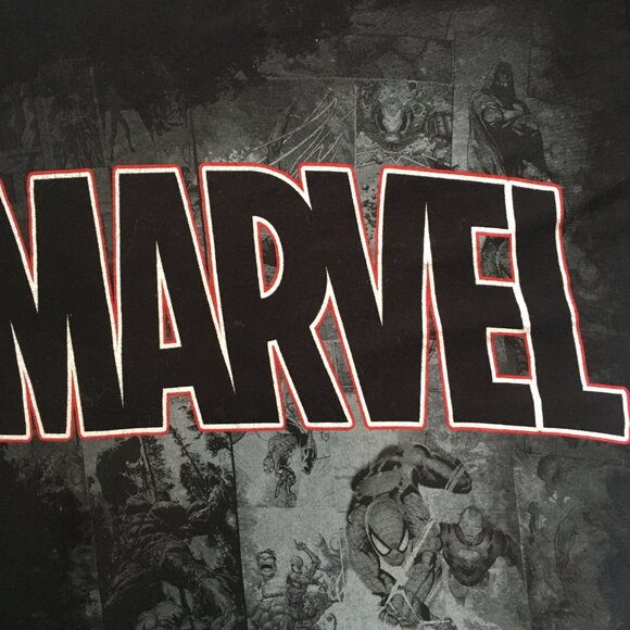 Marvel Spiderman T Shirt Mens Small S Black Short Sleeve Universal Studios - Picture 6 of 10